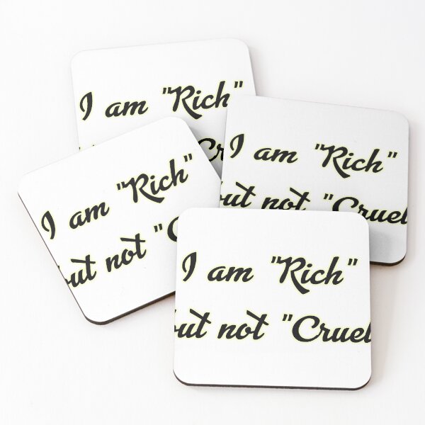 Item preview, I am Rich But Not Cruel designed and sold by Premium-Cart.