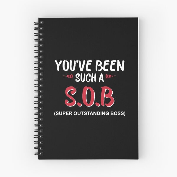 Item preview, World best SOB super Outstanding Boss, Gift For Boss designed and sold by Mouadox ★★★★★.