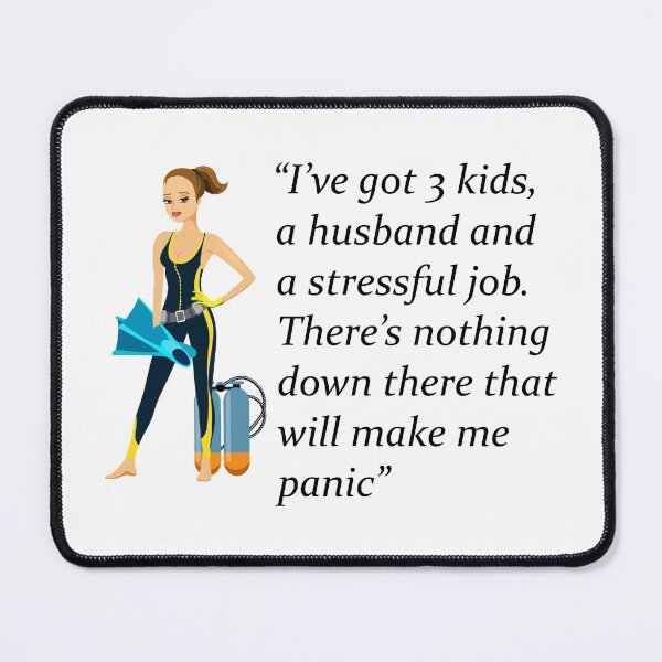 Item preview, Scuba Diving Diver Dive Swimming Funny Sayings designed and sold by CuteDesigns1.
