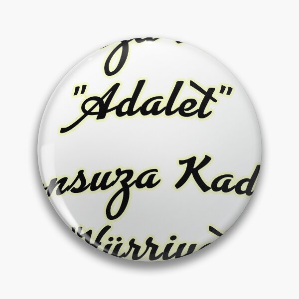 Item preview, SONSUZA KADAR "ADALET"  SONSUZA KADAR "HÜRRIYET" designed and sold by Premium-Cart.