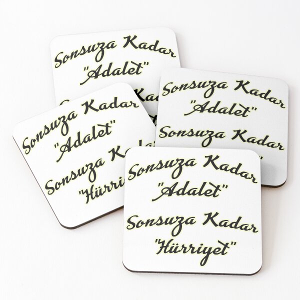 Item preview, SONSUZA KADAR "ADALET"  SONSUZA KADAR "HÜRRIYET" designed and sold by Premium-Cart.