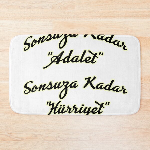 Item preview, SONSUZA KADAR "ADALET" SONSUZA KADAR "HÜRRIYET" designed and sold by Premium-Cart.