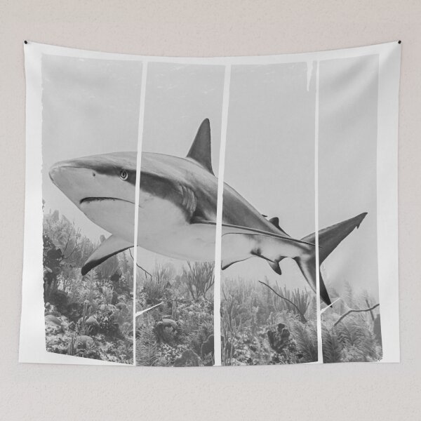 Item preview, Vintage Shark for  sharks and ocean lovers designed and sold by Faty-Za.
