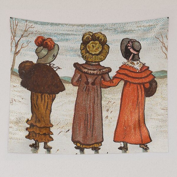 Item preview, Three little friends sending Christmas wishes designed and sold by Lady-Frost.
