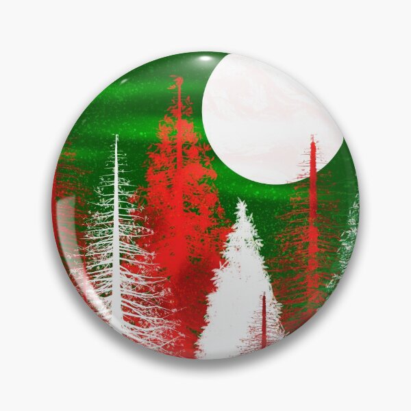 Item preview, Christmas in the forest on a full moon designed and sold by cesartorresart.