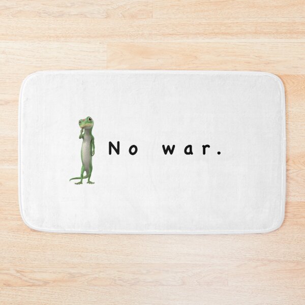 Item preview, No war geico gecko designed and sold by bobaapearls.