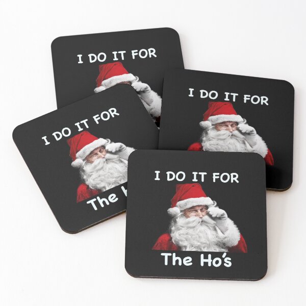 Item preview, I do it for the ho’s Santa Claus winking designed and sold by Moon-Light-Art.