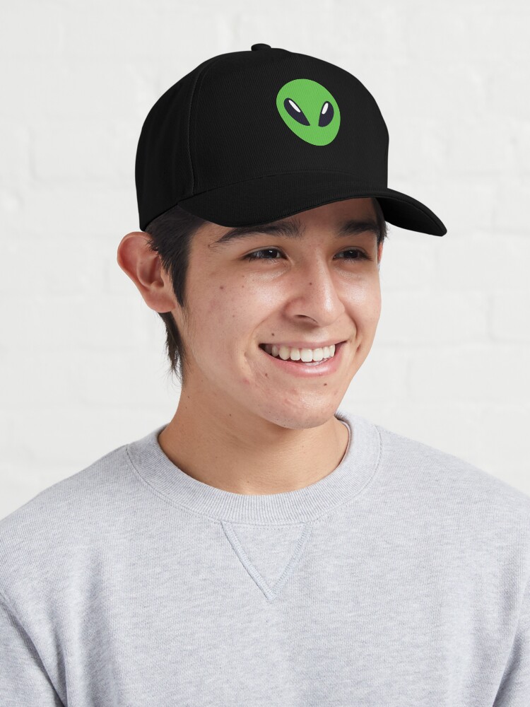Discover Green cute alien  Cap