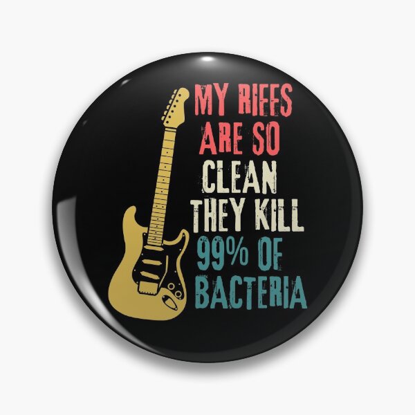Item preview, My Riffs Are So Clean They Kill 99% Of Bacteria Funny Guitar Player Gift designed and sold by PayoutStream.