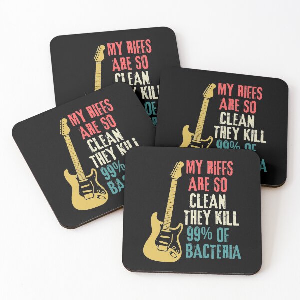 Item preview, My Riffs Are So Clean They Kill 99% Of Bacteria Funny Guitar Player Gift designed and sold by PayoutStream.