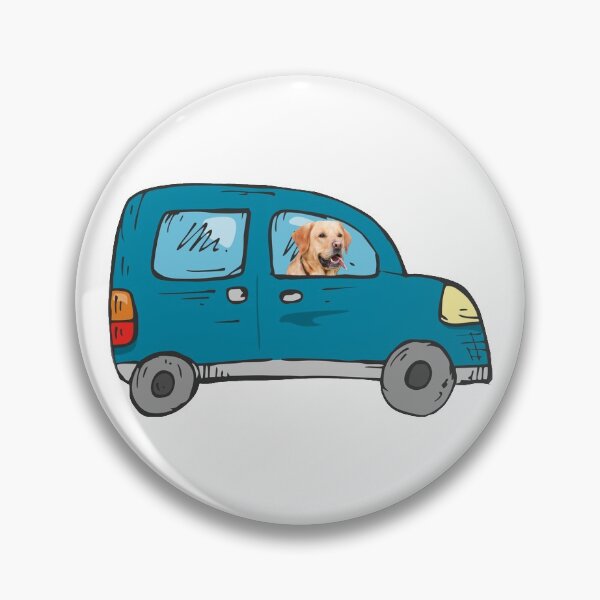 Item preview, Labrador driving a car designed and sold by apuppyfeed.