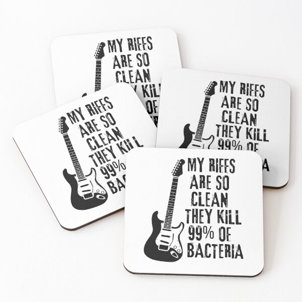 Item preview, My Riffs Are So Clean They Kill 99% Of Bacteria Funny Guitar Teacher Gift designed and sold by PayoutStream.
