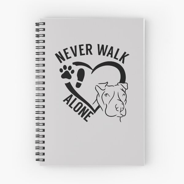 Item preview, Never walk alone American Staffordshire Pitbull dogpaw designed and sold by portrait4you.