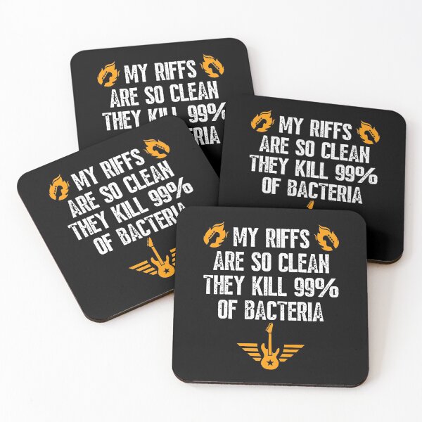 Item preview, My Riffs Are So Clean They Kill 99% Of Bacteria Band Member Guitar Gift designed and sold by PayoutStream.