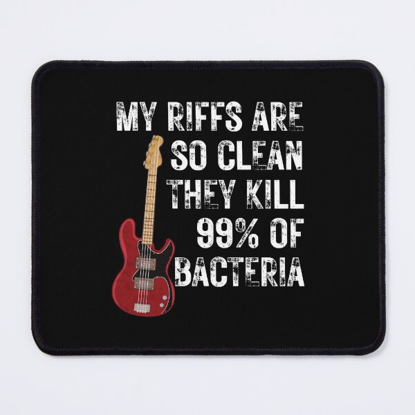 Item preview, My Licks Are So Clean They Kill 99% Of Bacteria Bass Guitar Player Gift designed and sold by PayoutStream.