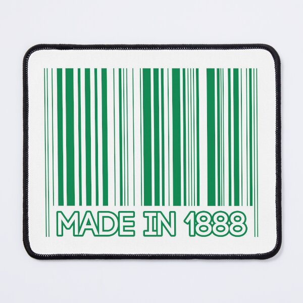 Item preview, MADE IN 1888, Glasgow Celtic Football Club Green Barcode Design designed and sold by MacPean.