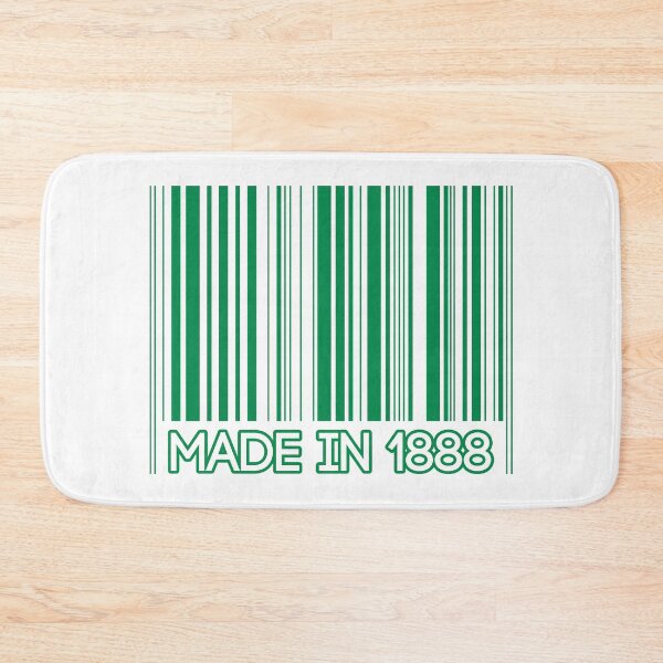 Item preview, MADE IN 1888, Glasgow Celtic Football Club Green Barcode Design designed and sold by MacPean.