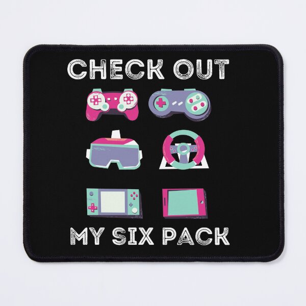Item preview, Check Out My Six Pack Gaming Shirt designed and sold by zoonix.