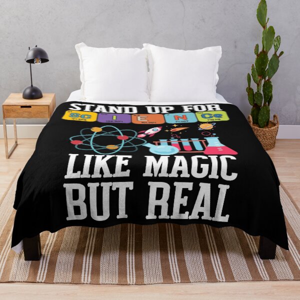 Item preview, Stand Up For Science Like Magic But Real Funny Science Studies Quote for Science March designed and sold by Kaladzishop.