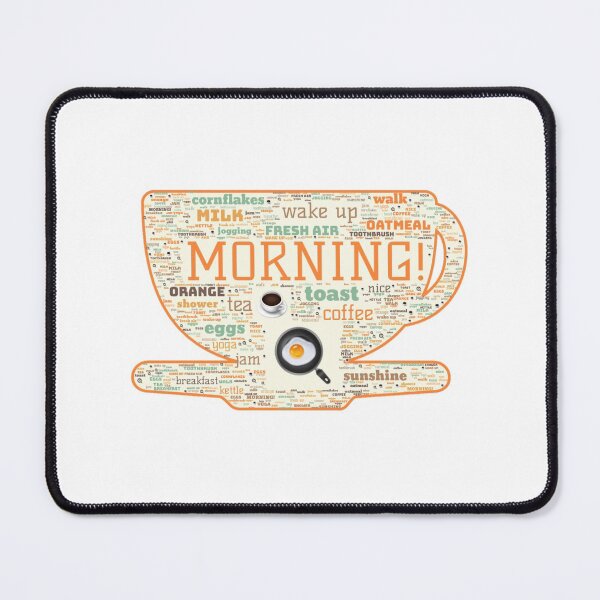 Item preview, Coffee morning Element Fitted T-Shirt designed and sold by marcoliyp.