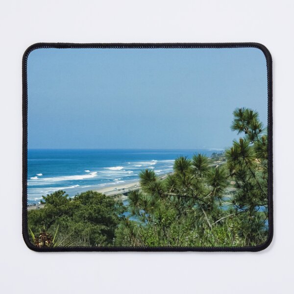 Item preview, Torrey Pines - the Beach and the Lagoon Through the Trees designed and sold by Georgia Mizuleva.