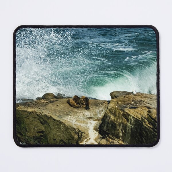 Item preview, La Jolla California Mini Seal Rookery designed and sold by Georgia Mizuleva.
