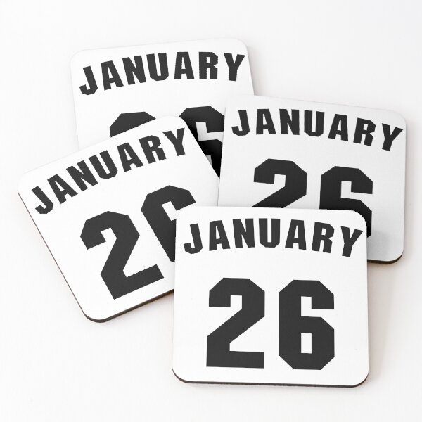 Item preview, Date of birth 26 January birthday gift sport design designed and sold by Panya-Design.