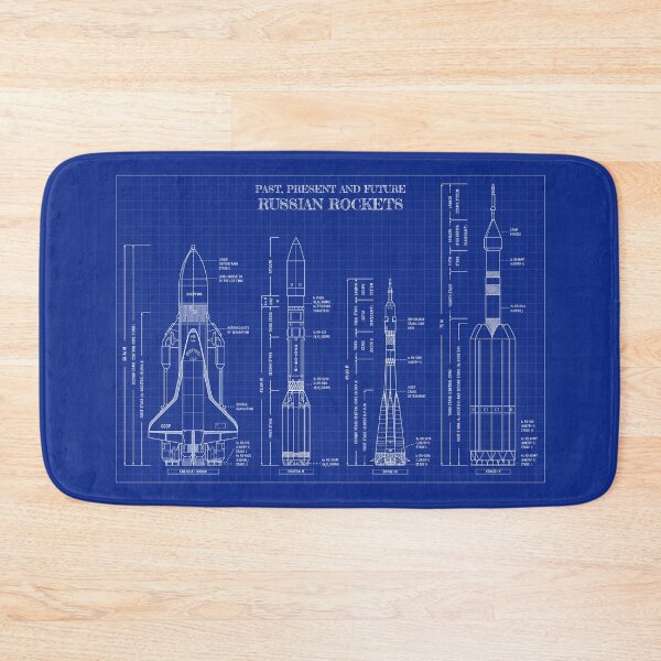 Item preview, Past, Present And Future Russian Rockets (Blueprint) designed and sold by BGALAXY.