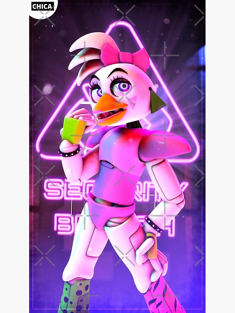 Five Nights At Freddys Security Breach Glamrock Chica Poster For Sale By Lookaz Redbubble 9371