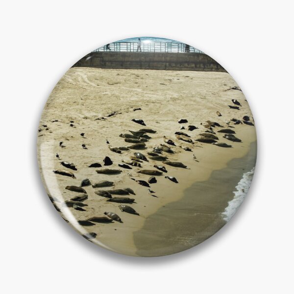 Item preview, The Children’s Pool Beach Seals in La Jolla California designed and sold by Georgia Mizuleva.