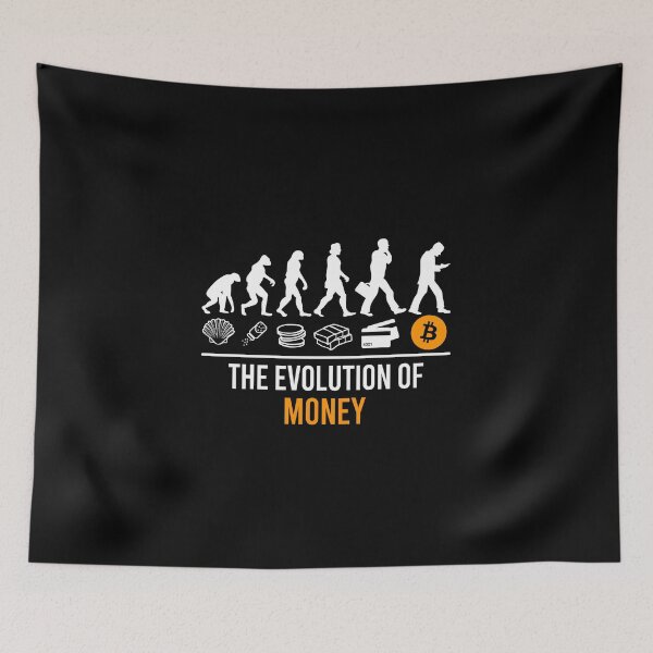 Item preview, Bitcoin Evolution Of Money Cryptocurrency  designed and sold by Arketip.