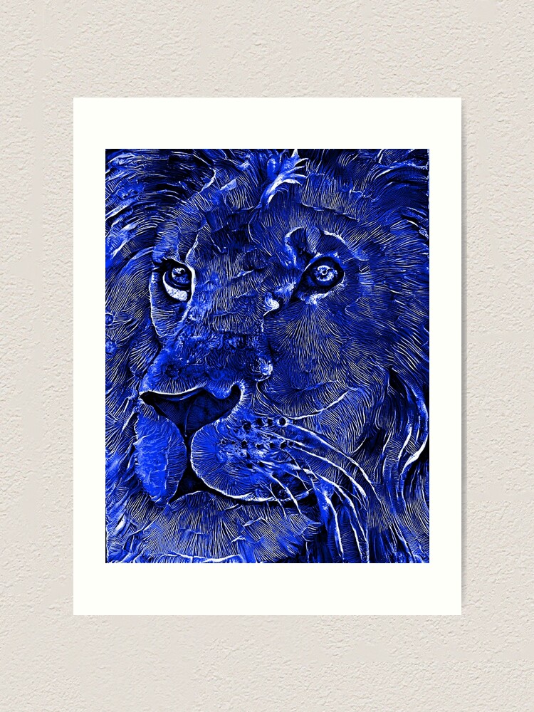 Lámina artística «lindos dibujos de leones, dibujos fáciles de leones» de  Artrendshop | Redbubble