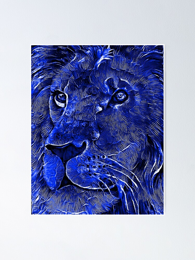 Póster «lindos dibujos de leones, dibujos fáciles de leones» de Artrendshop  | Redbubble