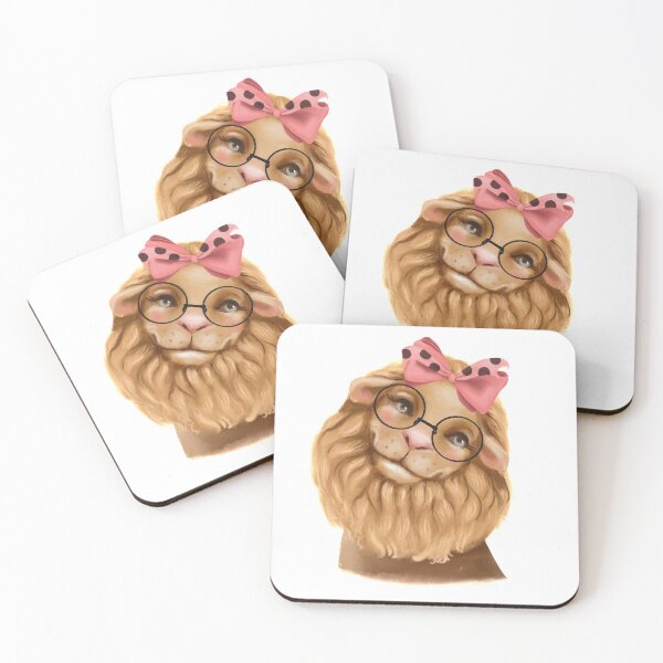 Item preview, lion watercolor portraits designed and sold by Hartics.