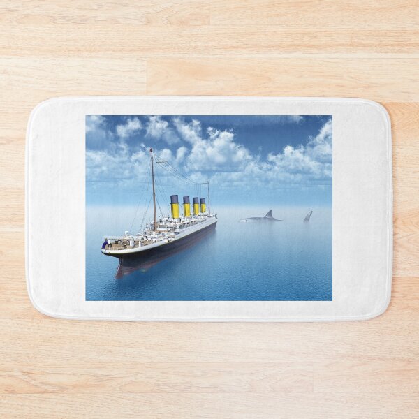 Item preview, Ocean liner and prehistoric basking shark megalodon designed and sold by MIRO3D.