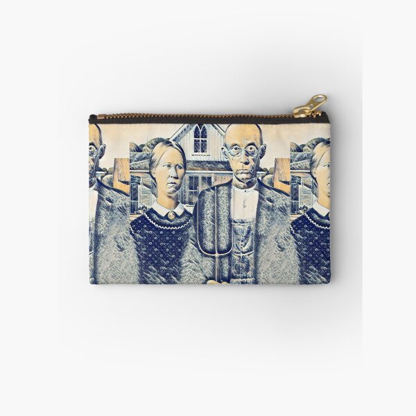 Item preview, American Gothic and The Great Wave off Kanagawa, Mashup designed and sold by CristalleLisa.