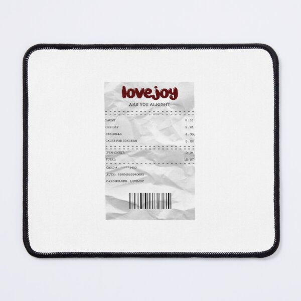 Item preview, lovejoy album receipt designed and sold by designedbysym.