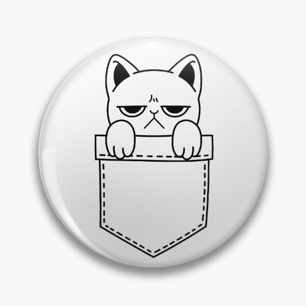 Item preview, Pocket Cat Animal Grumpy Cat designed and sold by Arketip.