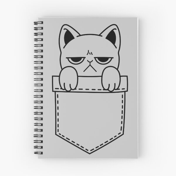 Item preview, Pocket Cat Animal Grumpy Cat designed and sold by Arketip.