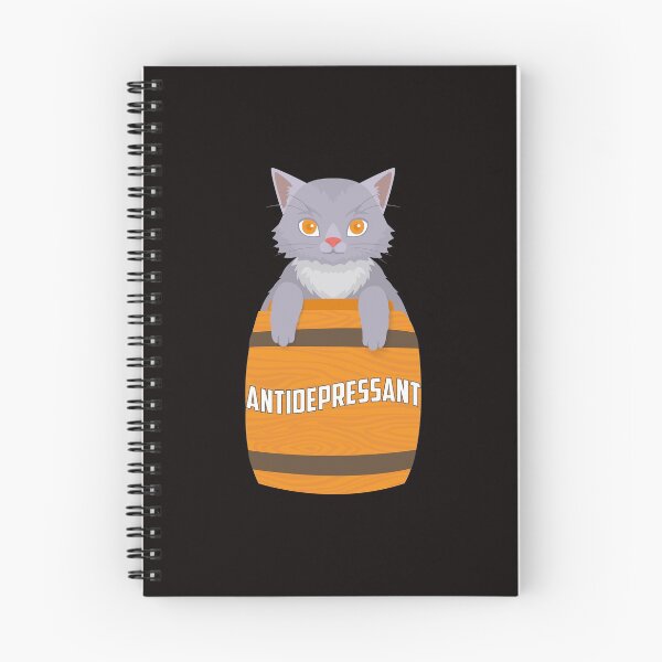 Item preview, Cat Antidepressant Funny designed and sold by verdecuddly.