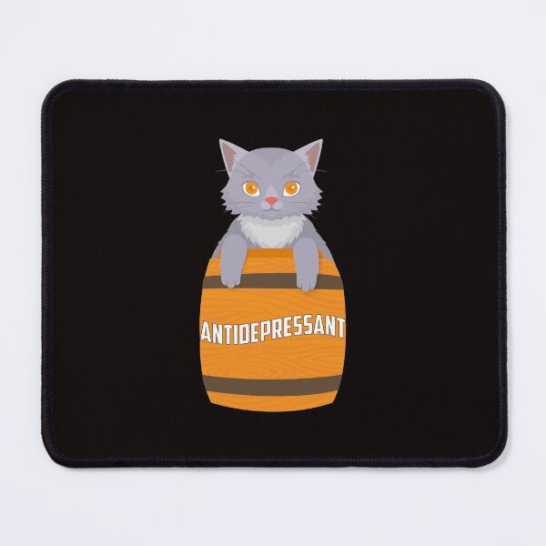 Item preview, Cat Antidepressant Funny designed and sold by verdecuddly.
