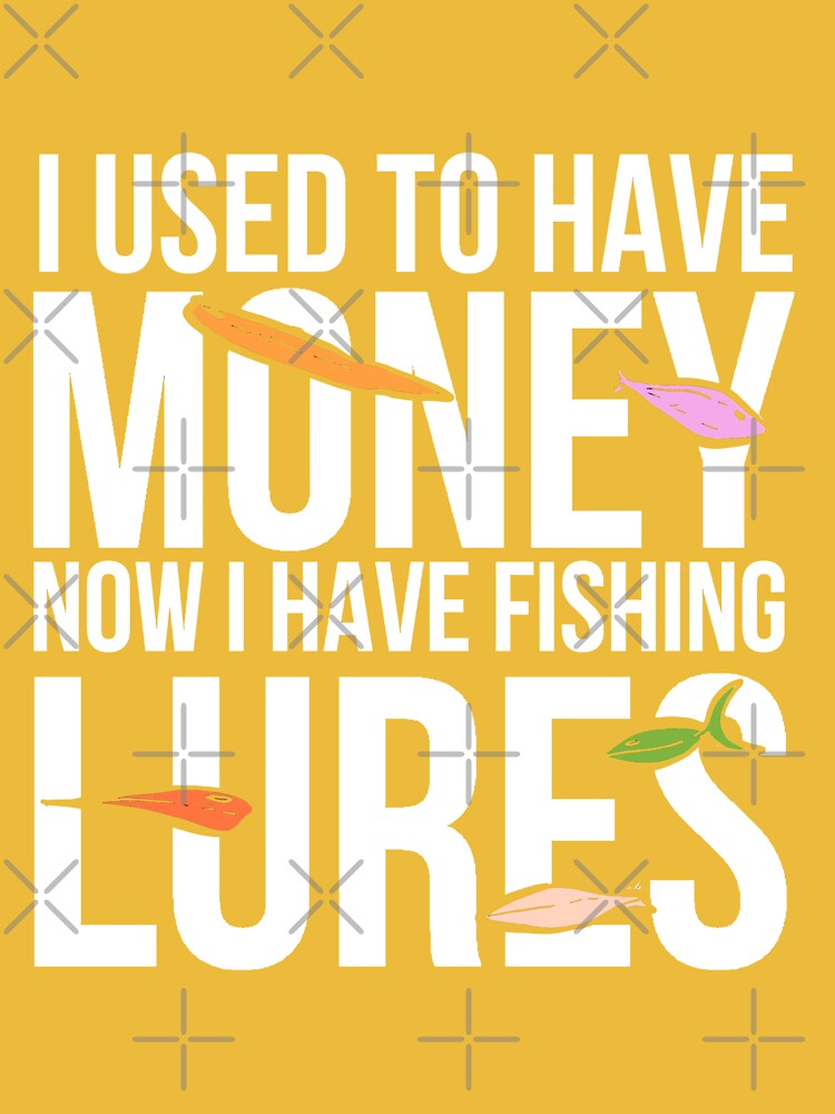 funny fishing quotes money lures gift Tapestry for Sale by BrennaEirlys