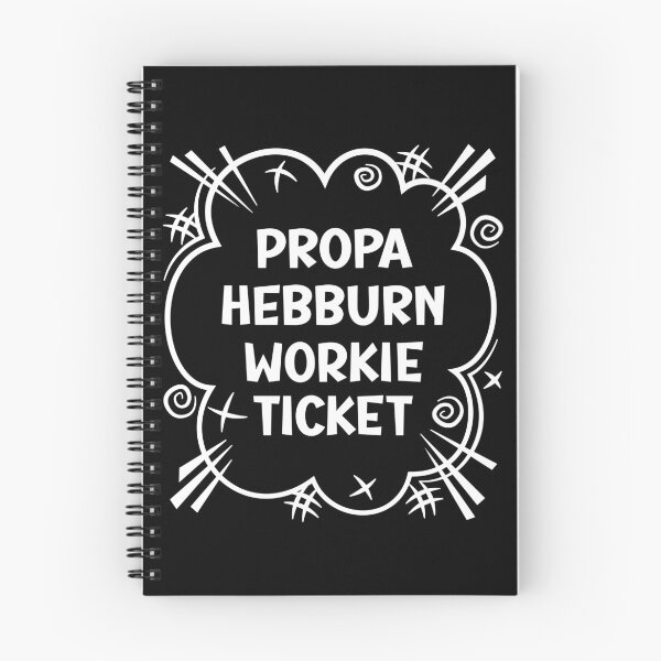 Item preview, PROPA HEBBURN WORKIE TICKET a cheeky design for people from Hebburn in the North East of England designed and sold by robimerch.