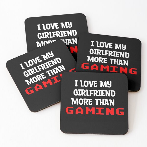Item preview, I Love My Girlfriend More Than Gaming Funny Gamer designed and sold by Gamerss4Life.