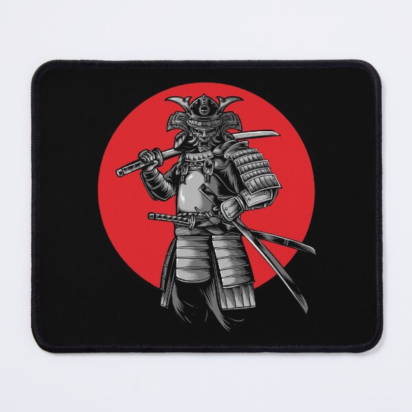 Item preview, japanese samurai warrior with two katana designed and sold by bisly.