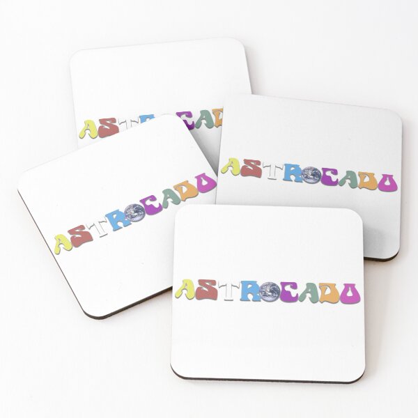 Item preview, Glowing Astrocado Astroworld Style Avocado Sticker VEGAN Vegetables Beautiful Caligraphy Veganism - Powered by Plants  designed and sold by andrei49387.
