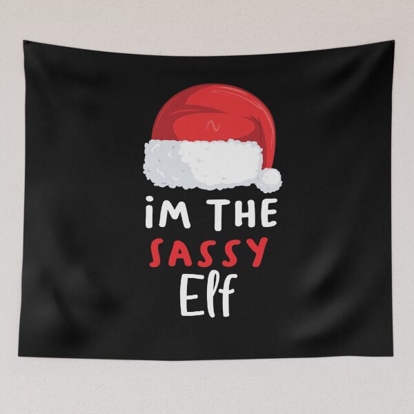 Item preview, Im The Sassy Elf Essential T-shirt Funny sassy Chrirstmas gift idea for women, girls, men and boys designed and sold by Achrafilla1.