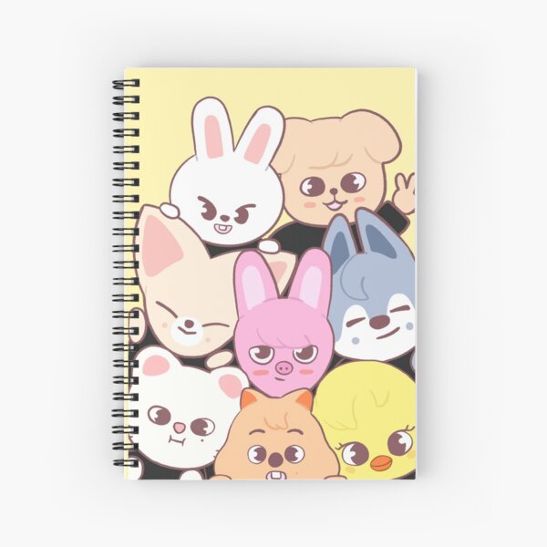 SKZOO Diary Spiral Notebook Leebit Aka Lee Know of Stray Kids Ruled Line  Journal 