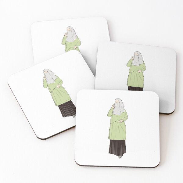 Item preview, Green Hijab Dress designed and sold by suwarnaadi.