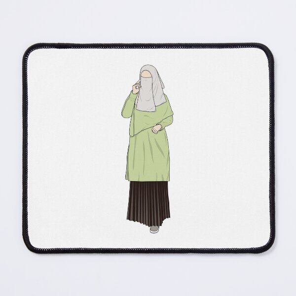 Item preview, Green Hijab Dress designed and sold by suwarnaadi.